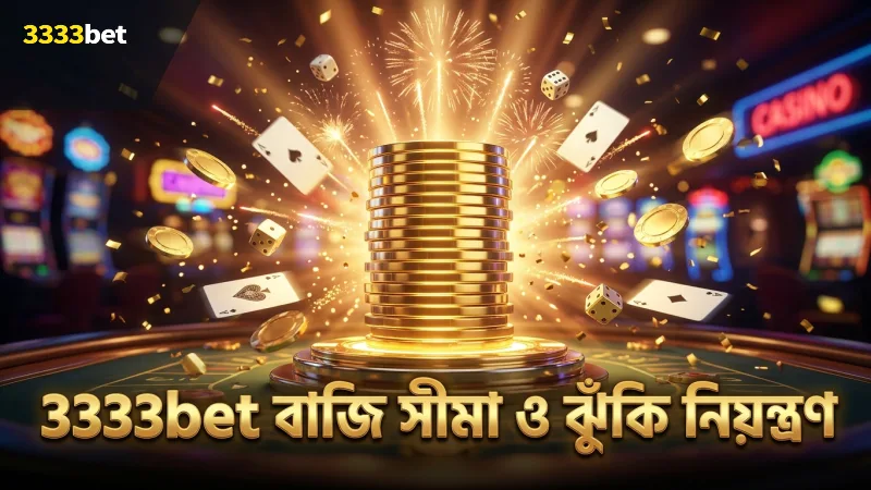 3333bet-এ বাজির সীমা ও ঝুঁকি নিয়ন্ত্রণে রাখুন খেলার সময়