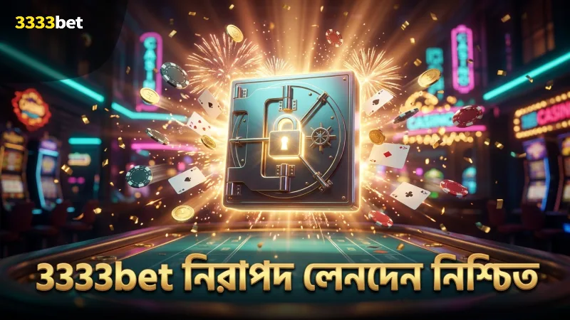3333bet প্ল্যাটফর্মে নিরাপদ লেনদেন এবং গেমের বিশ্বাসযোগ্যতা নিশ্চিত