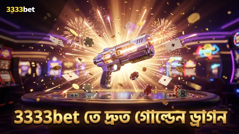 3333bet প্ল্যাটফর্মে লেজার গান দিয়ে দ্রুত গোল্ডেন ড্রাগন শিকার