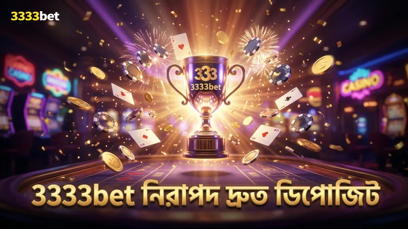 3333bet প্ল্যাটফর্মে সুরক্ষিত ও দ্রুত ডিপোজিট সুবিধা