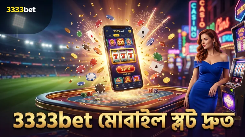 3333bet এ মোবাইল থেকে গোল্ডেন এম্পায়ার স্লট দ্রুত খেলা যায়