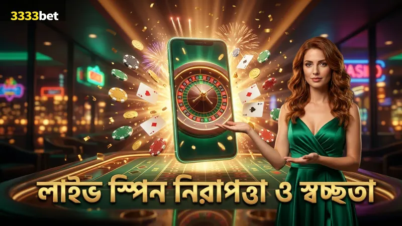 লাইভ স্পিনিং স্বচ্ছতা ও নিরাপত্তায় বিশ্বাস যোগায়